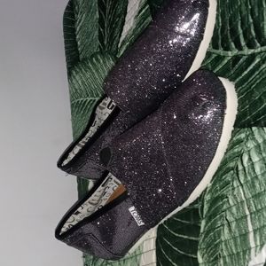Toms glitter shoes